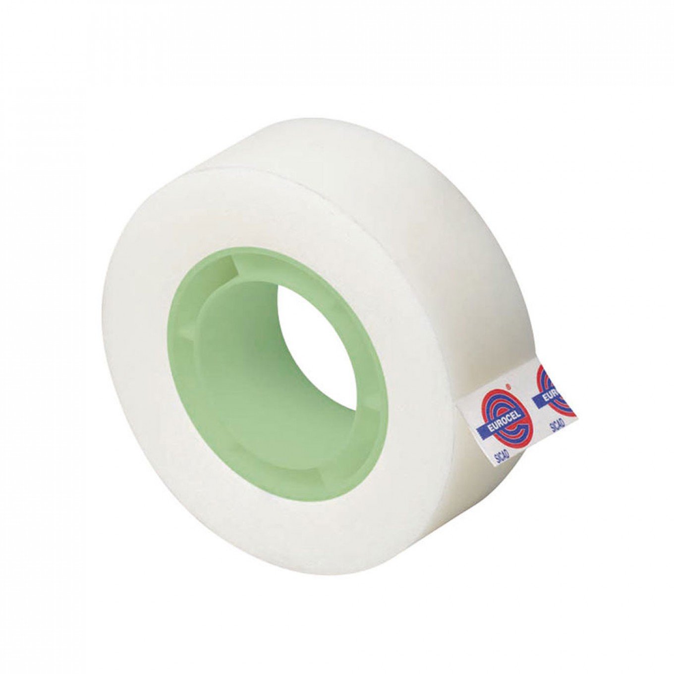 Nastro Adesivo Eurocel Trasparente Invisibile Scrivibile 19 mm x 33 metri Pack 2 Rotoli