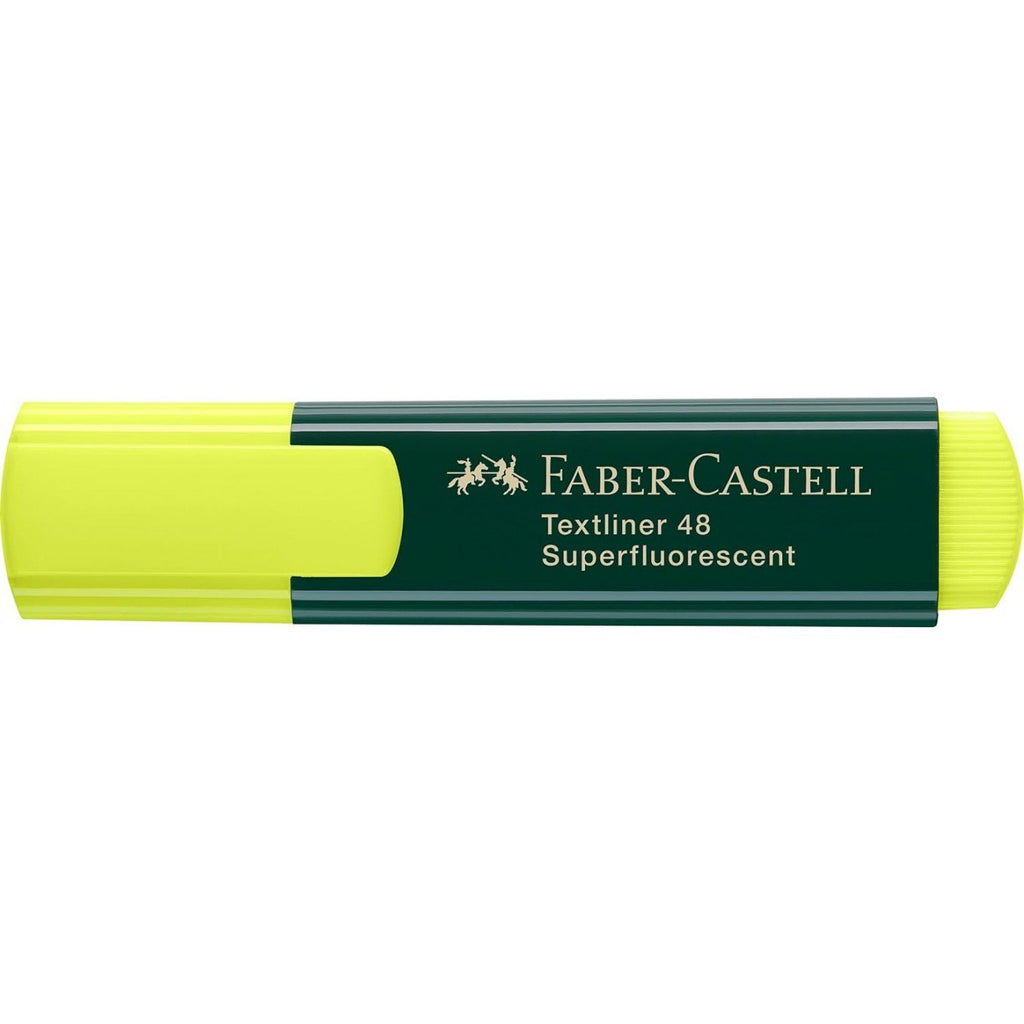 Faber Castell Set Evidenziatori Giallo Textliner 48 - Confezione da 10
