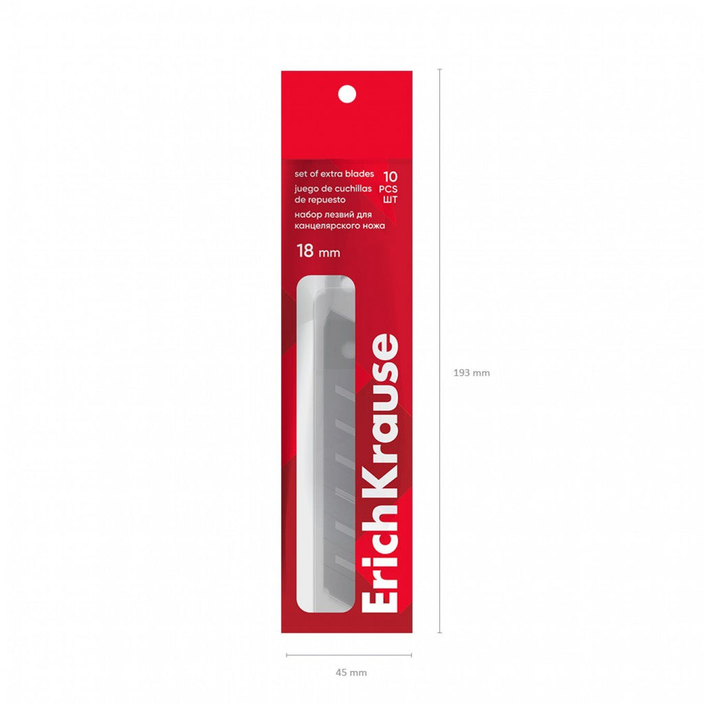 Set di lame ErichKrause supplementari per Taglierino , 18 mm
