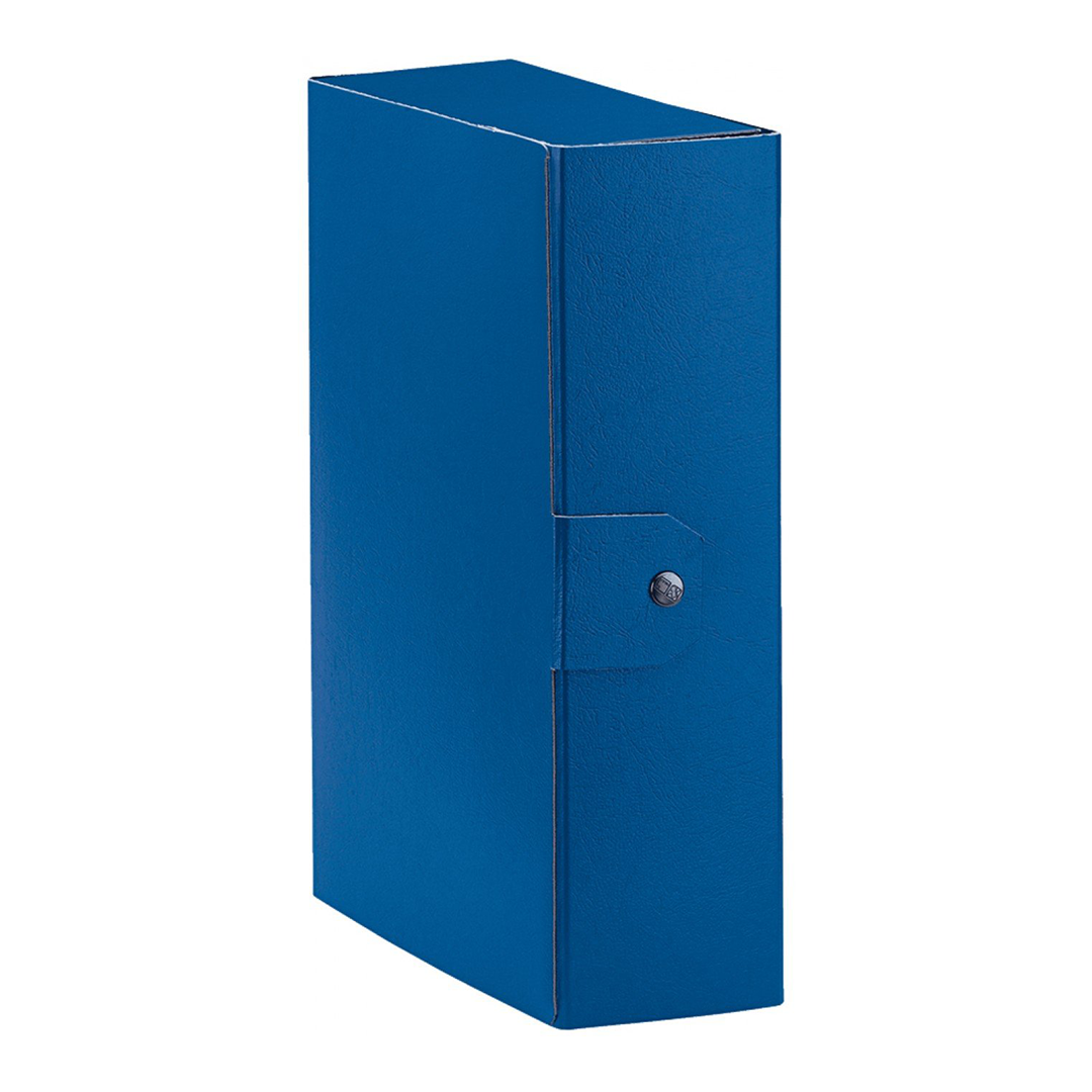Esselte C30 EUROBOX Cartella per Progetti - 25 x 35 cm - Dorso 10 cm - Blu - Confezione da 1