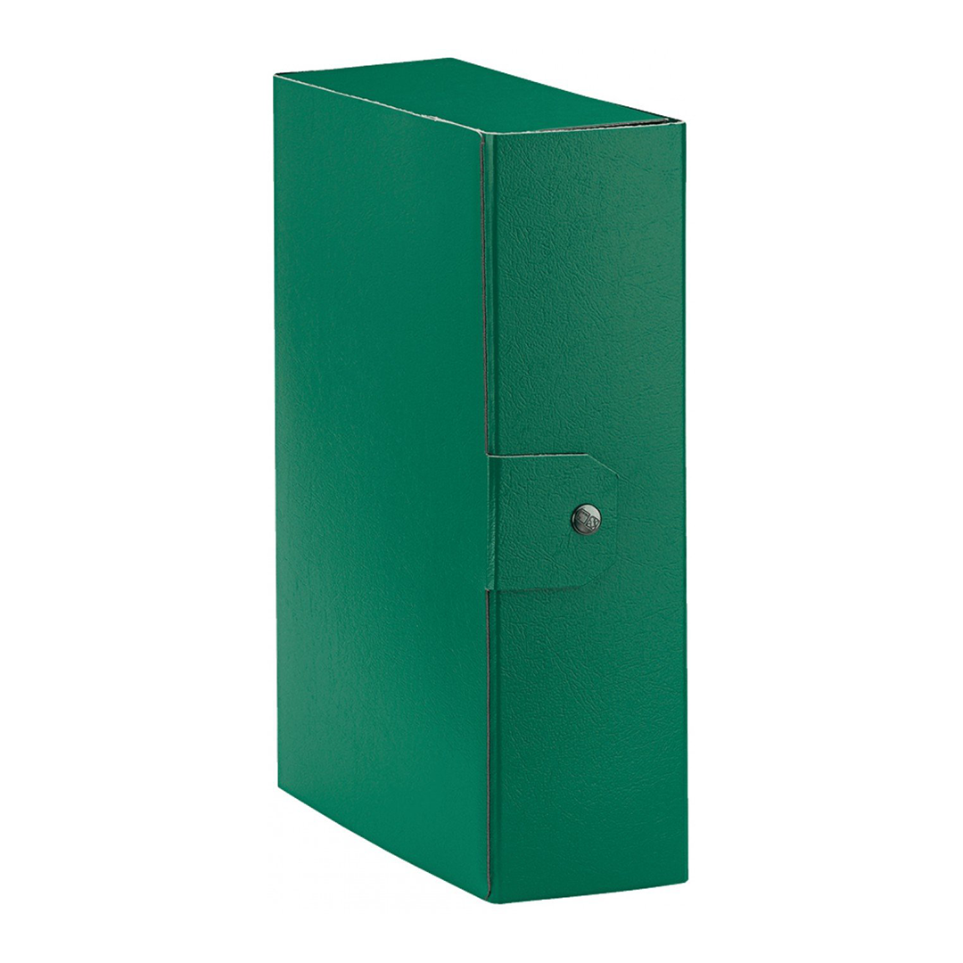 Esselte C30 EUROBOX Cartella per Progetti - 25 x 35 cm - Dorso 10 cm - Verde - Confezione da 1
