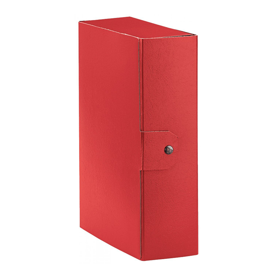 Esselte C30 EUROBOX Cartella per Progetti - 25 x 35 cm - Dorso 10 cm - Rosso - Confezione da 1