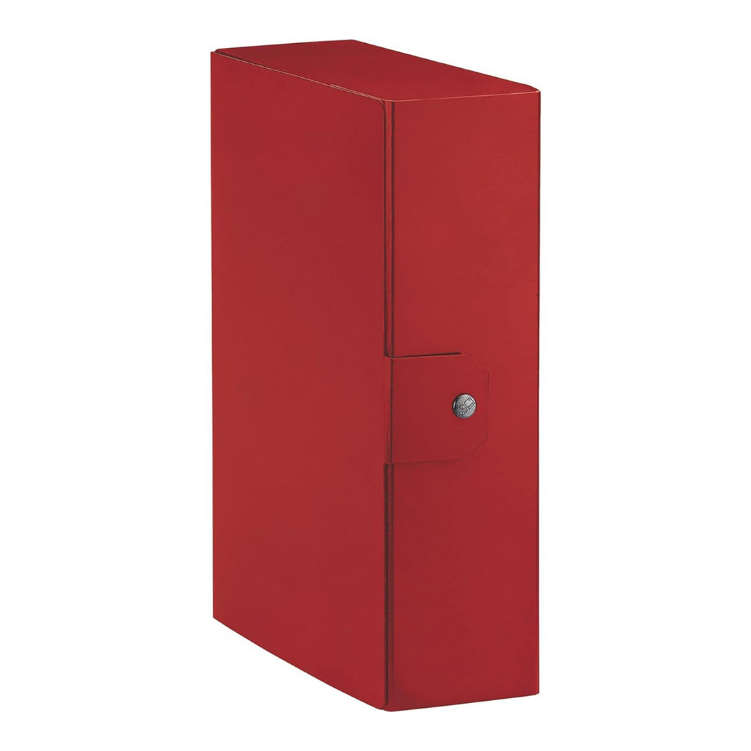 Esselte C28 EUROBOX Cartella per Progetti - 25 x 35 cm - Dorso 8 cm - Rosso - Confezione da 1