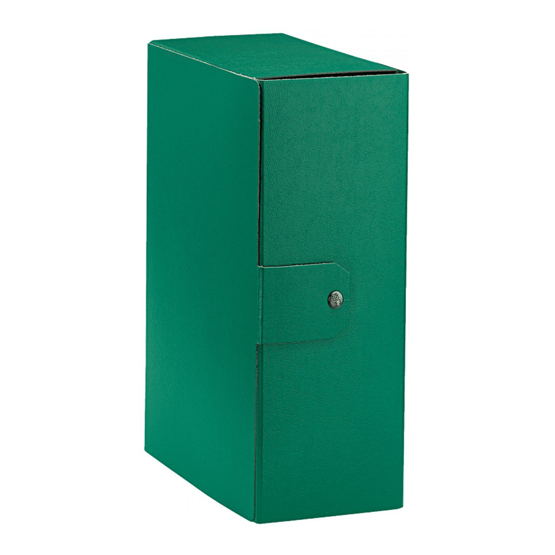 Esselte C32 EUROBOX Cartella per Progetti - 25 x 35 cm - Dorso 12 cm - Verde - Confezione da 1