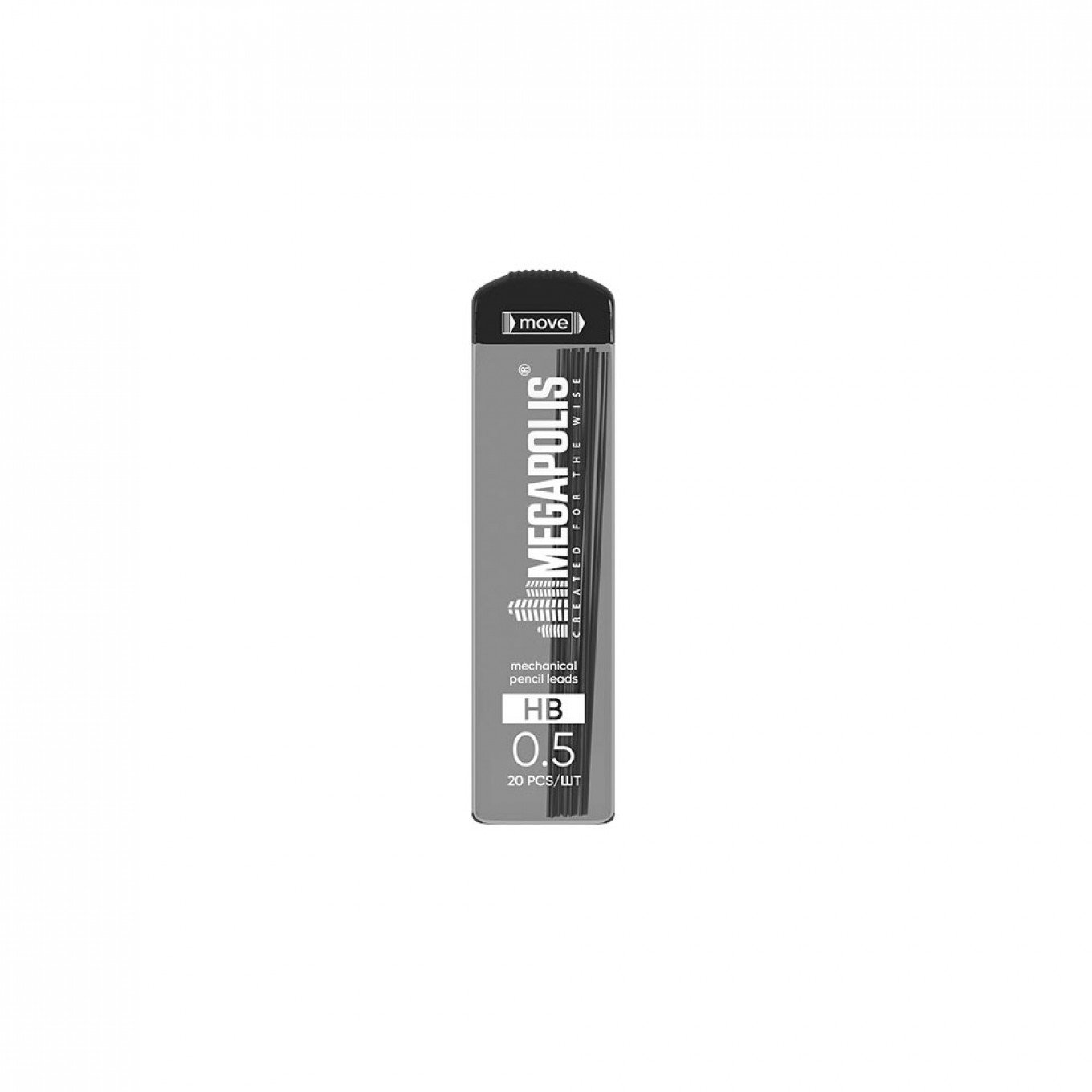 Mine ErichKrause MEGAPOLIS Concept per matite meccaniche 0,5 mm, HB (20 pz.)