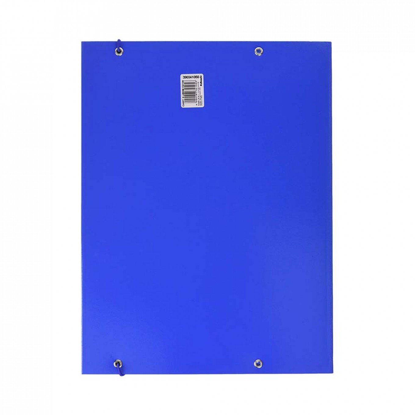 Esselte C46 Cartella a 3 lembi Realizzata in Cartoncino da 550 gr con Elastico Colore Blu Confezione da 5