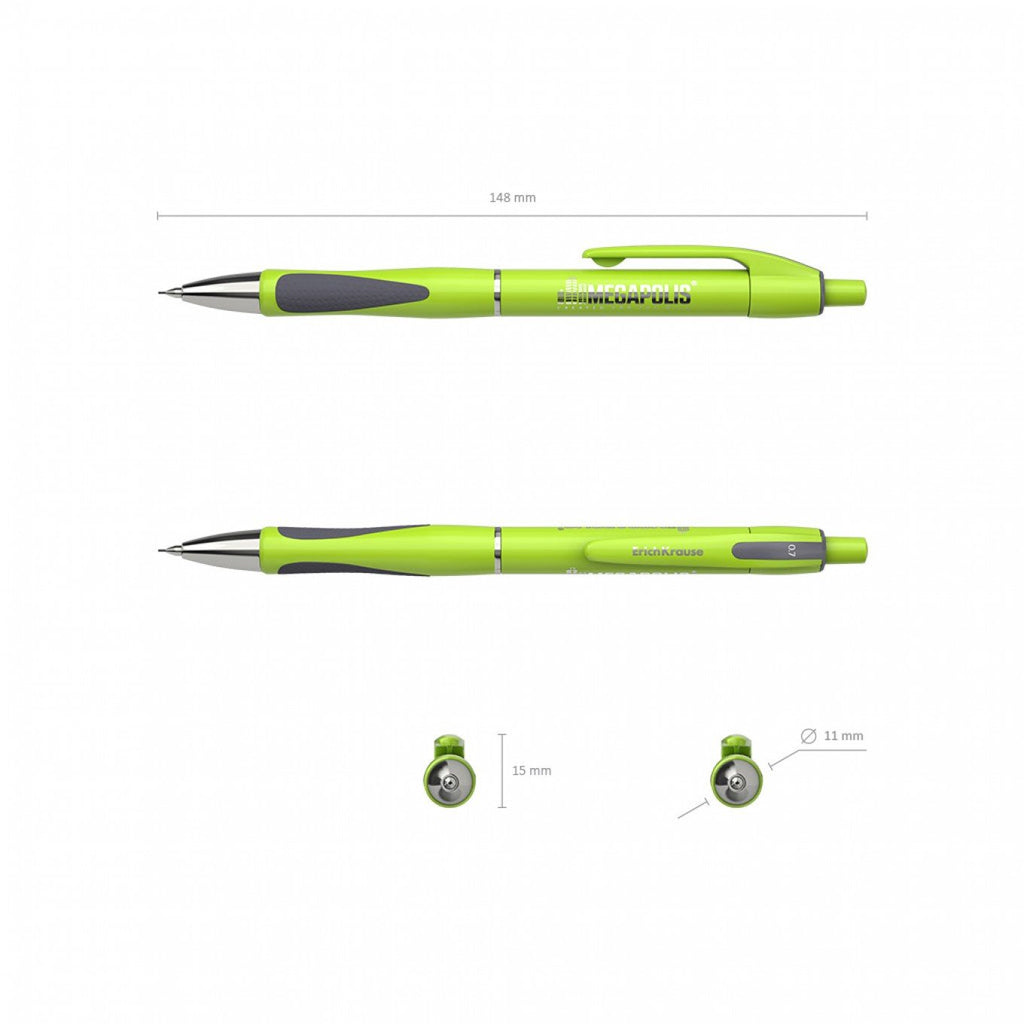 Matita meccanica ErichKrause MEGAPOLIS Concept 0,7 мм, НВ (conf. da 12 pz)