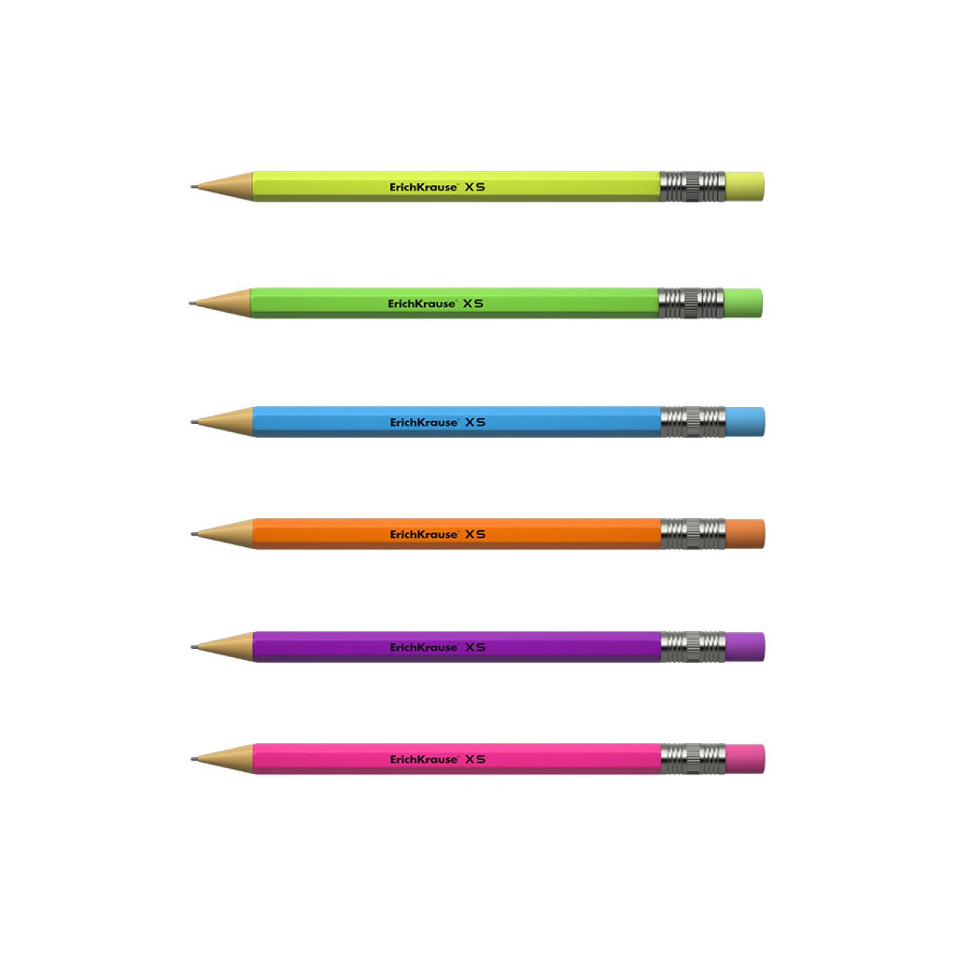 Set di 1 matita meccanica ErichKrause XS con 20 mine da 0,5 mm, HB (in confezione di plastica)