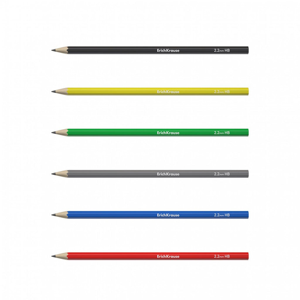 Matita esagonale in grafite di plastica ErichKrause® Classic 100 HB (confezione da 12 pezzi)