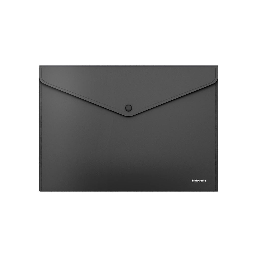Cartella portadocumenti ErichKrause® Fizzy Classic, A4, 140 mcm, opaca, nera (confezione da 12 pezzi)