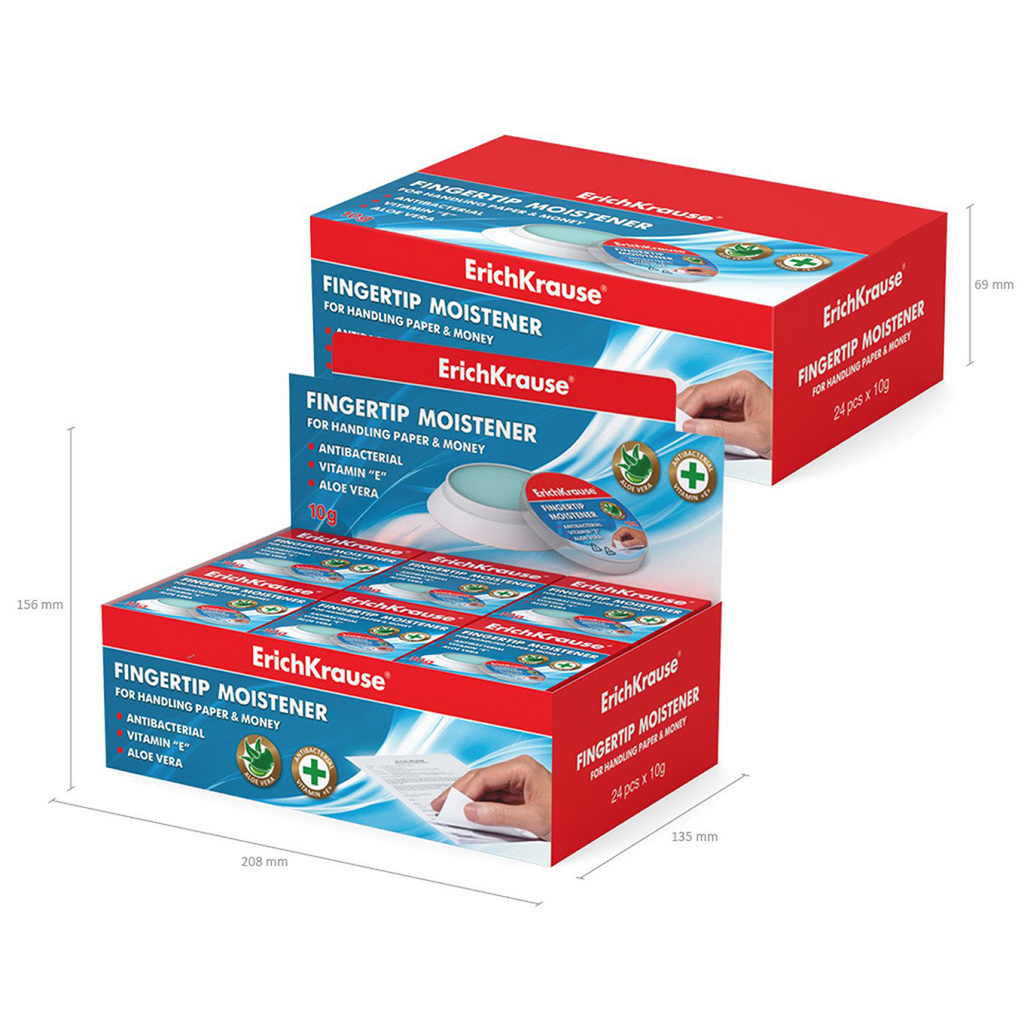 Crema idratante per le dita ErichKrause 10 g (espositore da 24 pezzi)