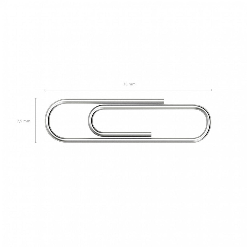Graffette zincate ErichKrause 33 mm (confezione da 100 pz)