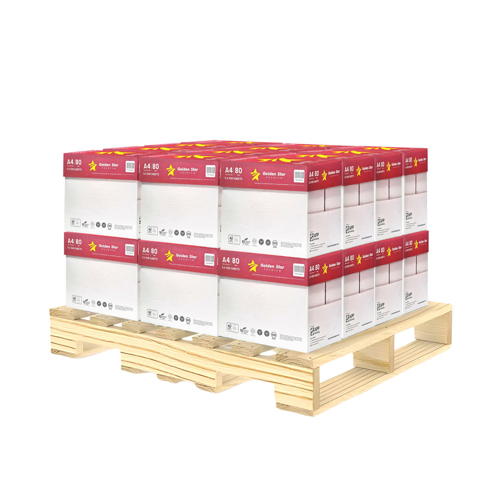 Bancale Carta A4 Golden Star 80 gr - 120 risme per fotocopie e stampe