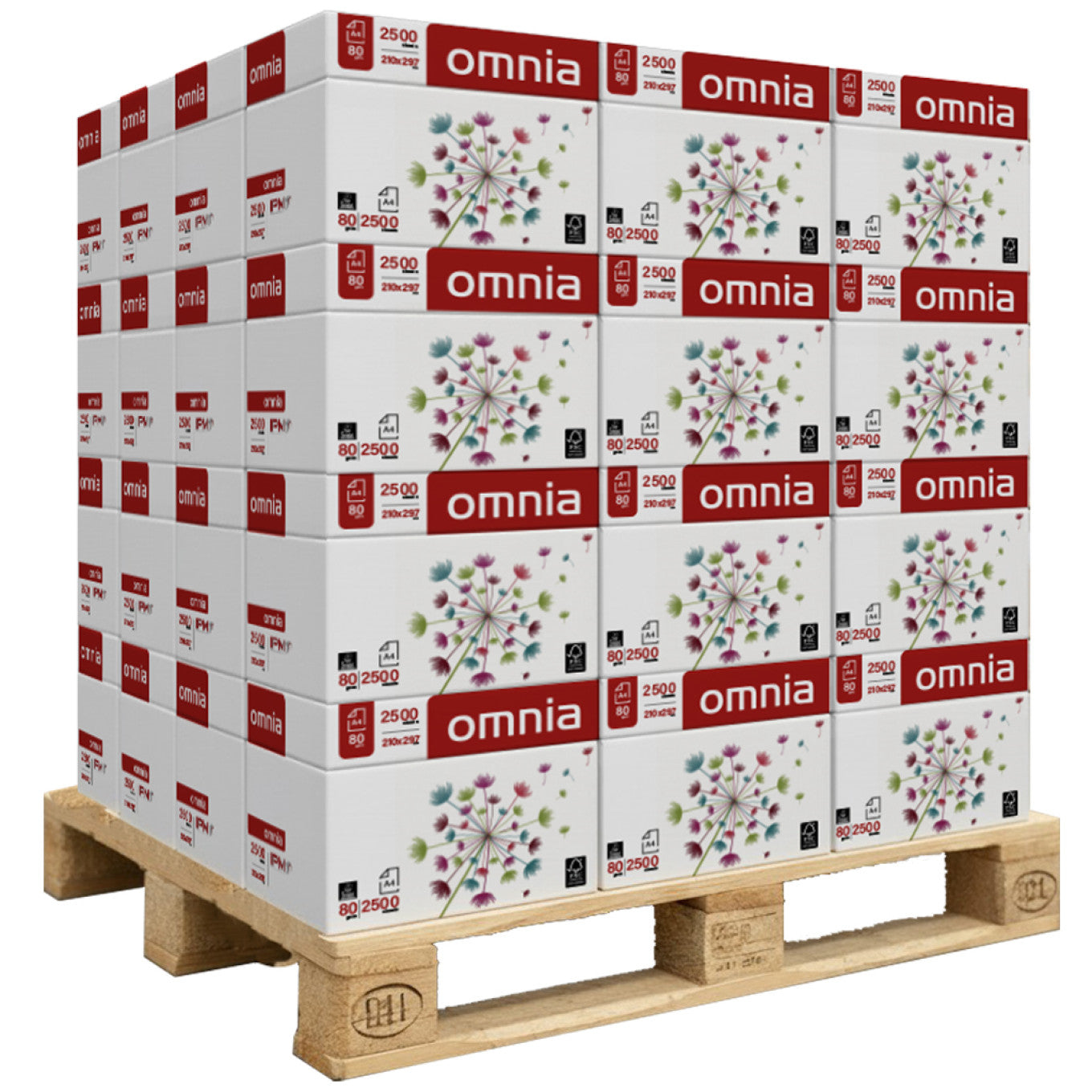 Carta Omnia Premium A4 80 gr - Bancale 240 risme