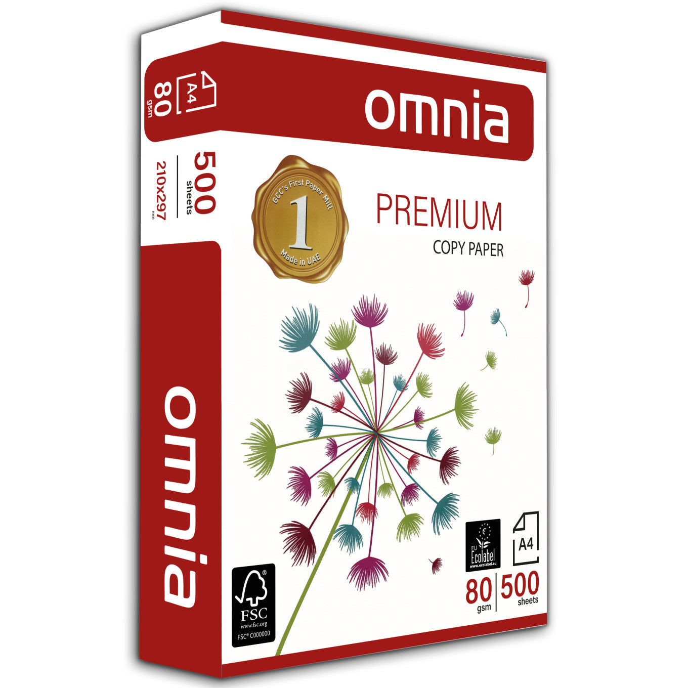 Carta Omnia Premium A4 80 gr - Bancale 240 risme