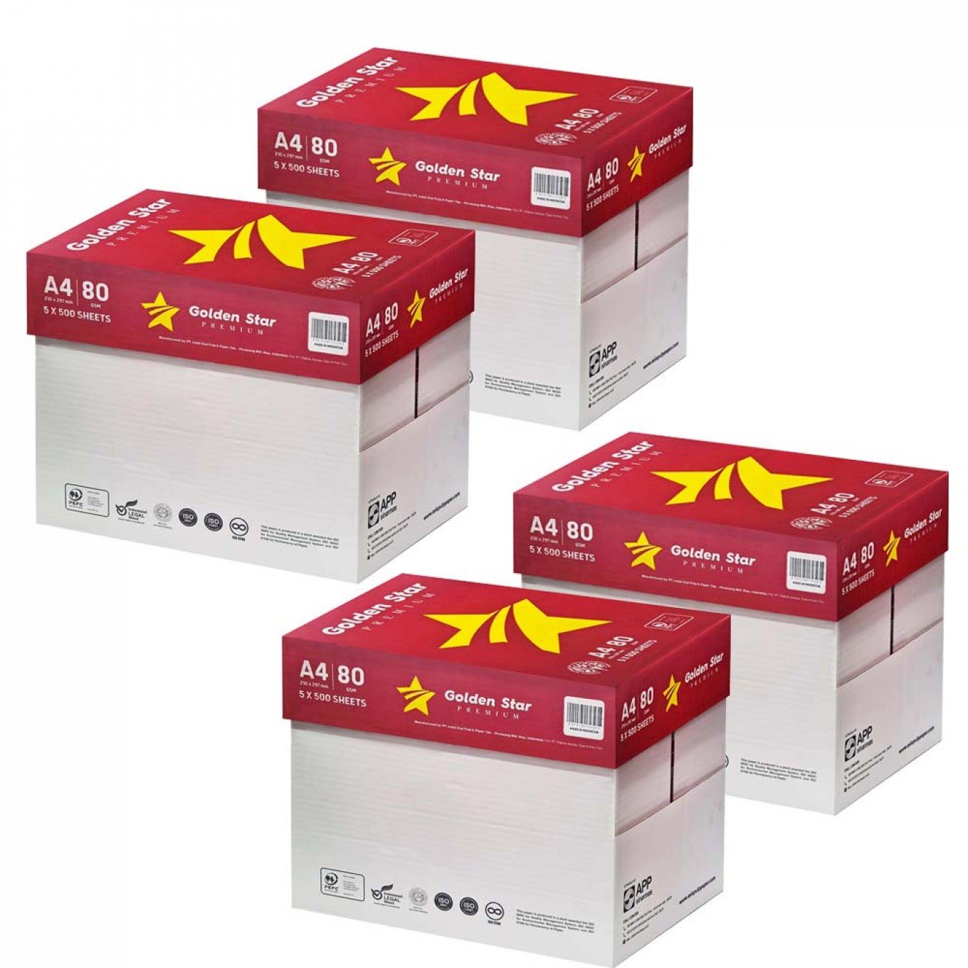 Carta A4 Golden Star 80 gr - 20 risme
