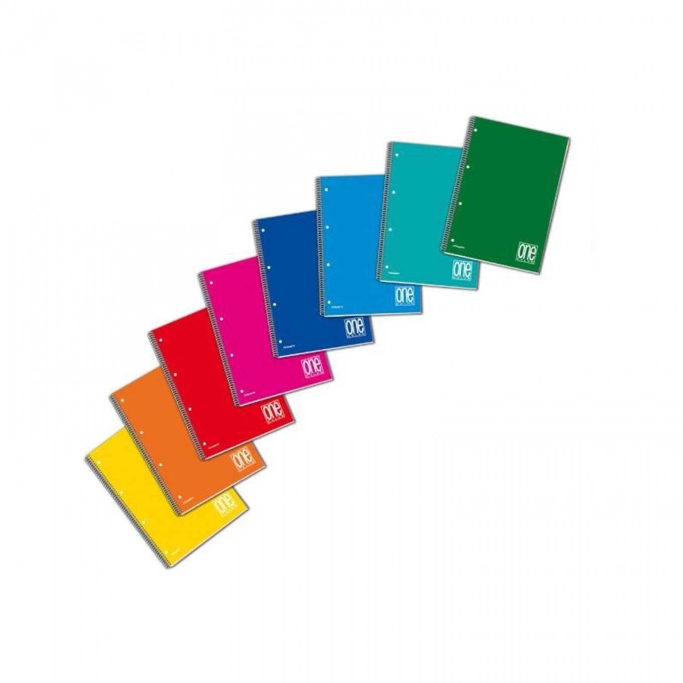 Quaderno One Color con spirale formato A5 - Blasetti Rigatura 1R - Contiene 1 PZ - 80gr